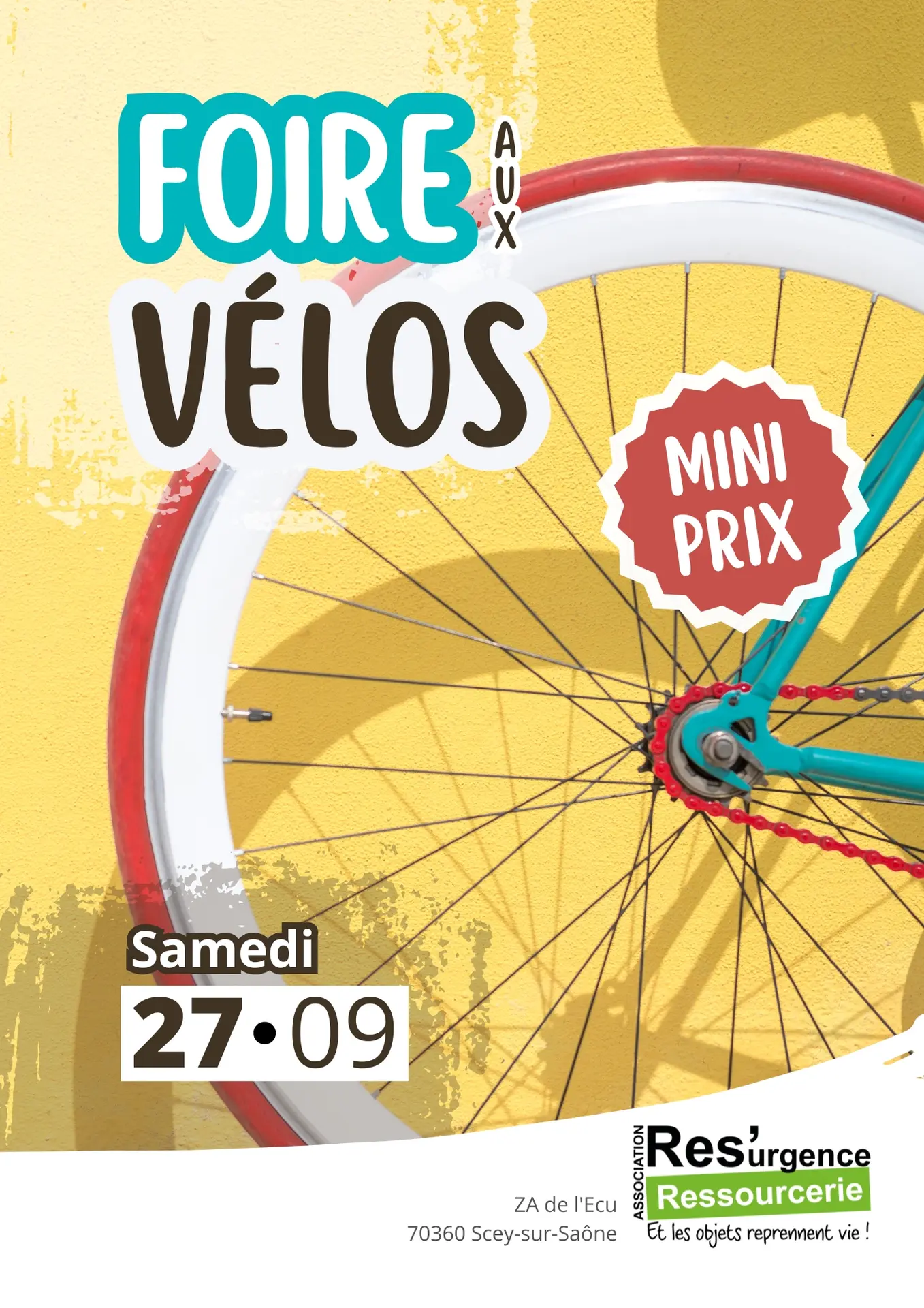 Affiche foire aux vélos