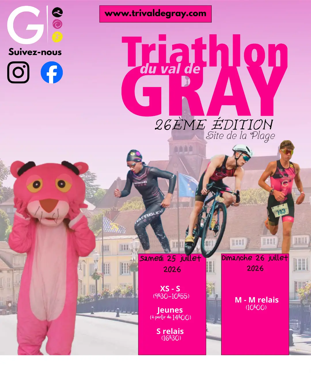 Affiche Triathlon 2026