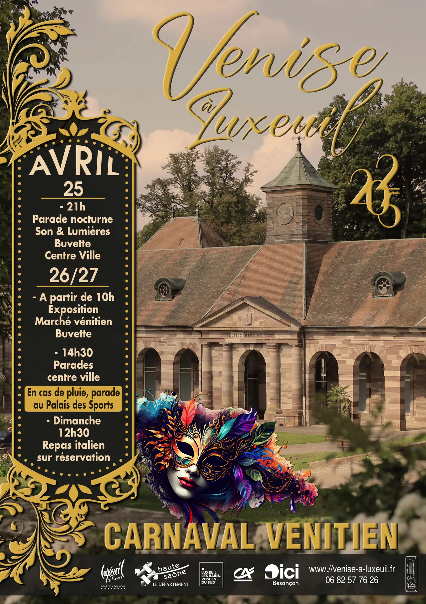 Venise à luxeuil 2025