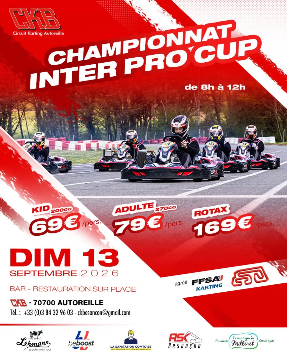 13 septembre autoreille karting