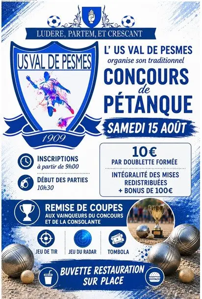 Concours de pétanque