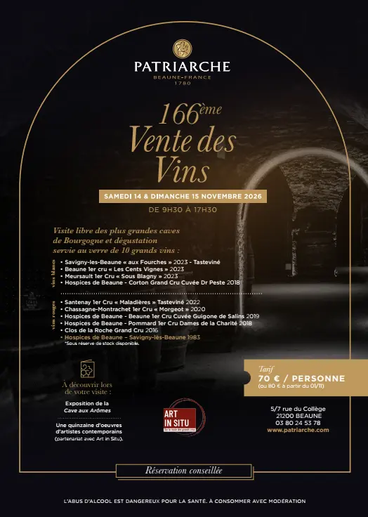 166ème Vente des vins Patriarche