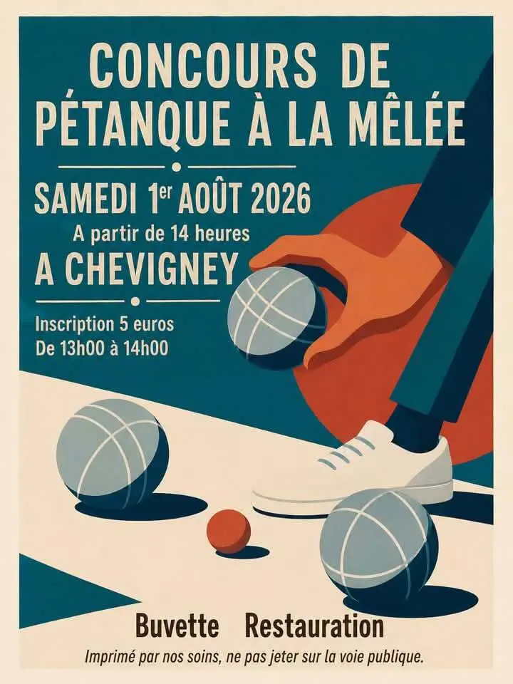 Concours de pétanque