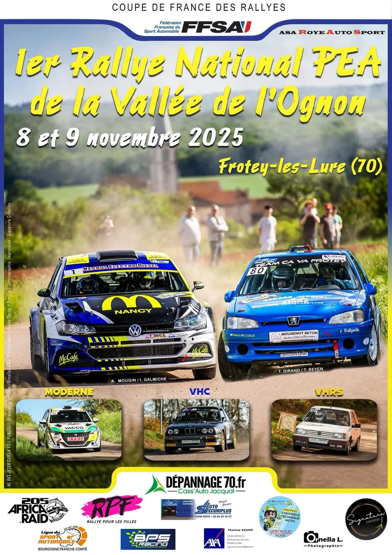 1er rallye national PEA de la Vallée de l'Ognon