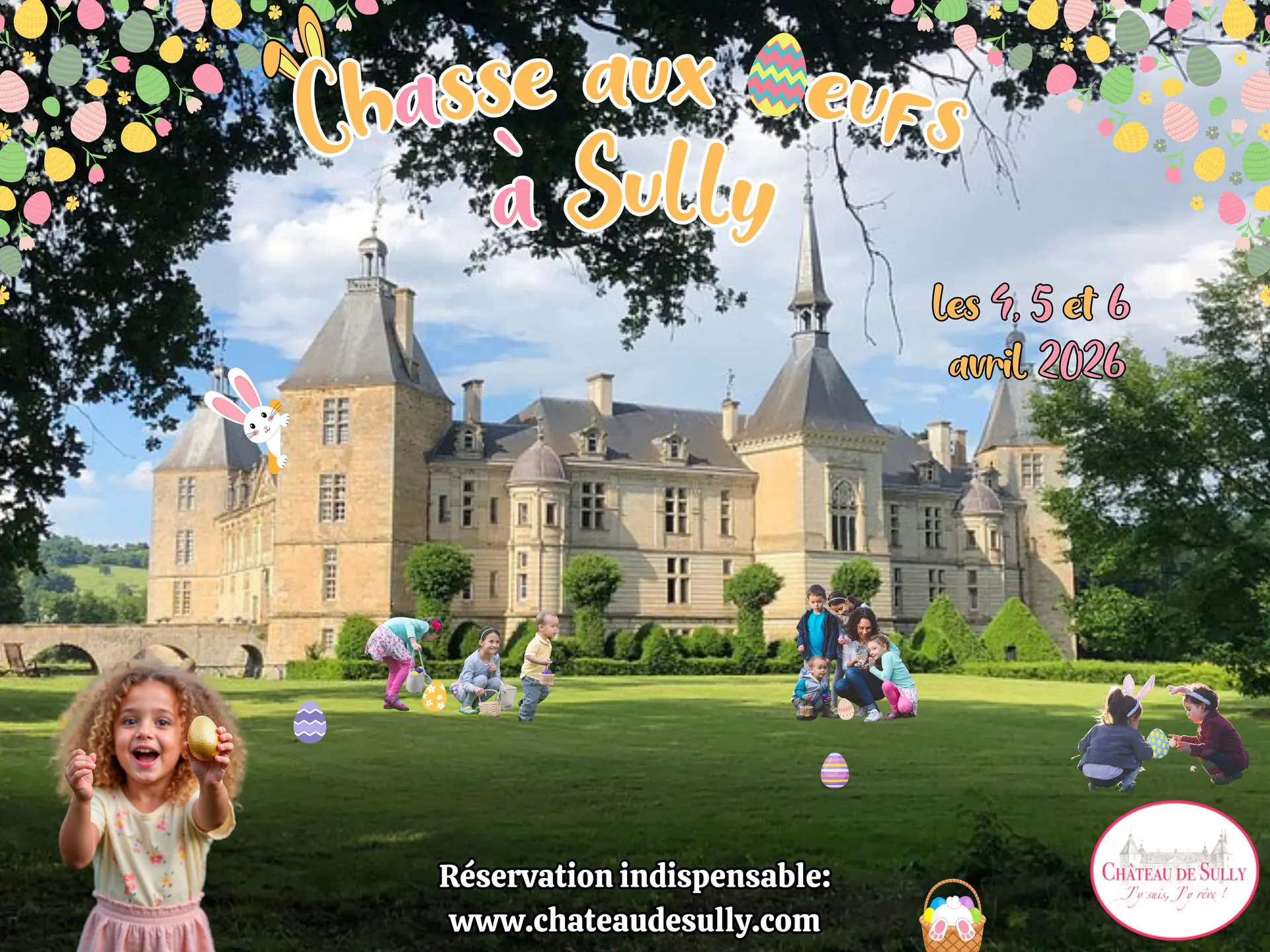 Chasse aux oeufs à Sully