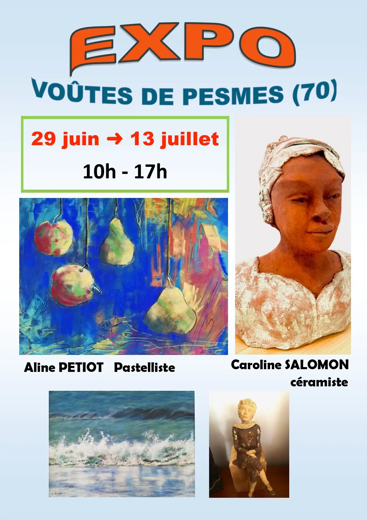Exposition Aline Petiot et Caroline Salomon