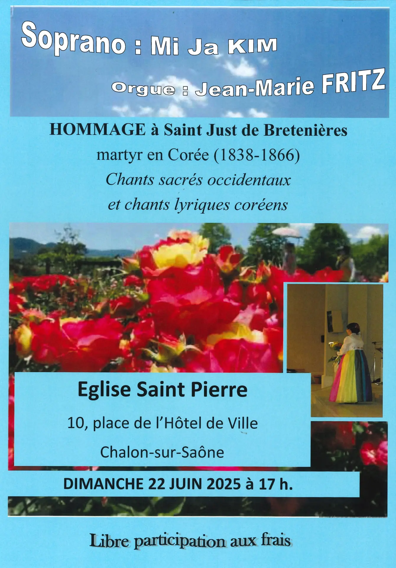 Concert-hommage Saint Just de Bretenières