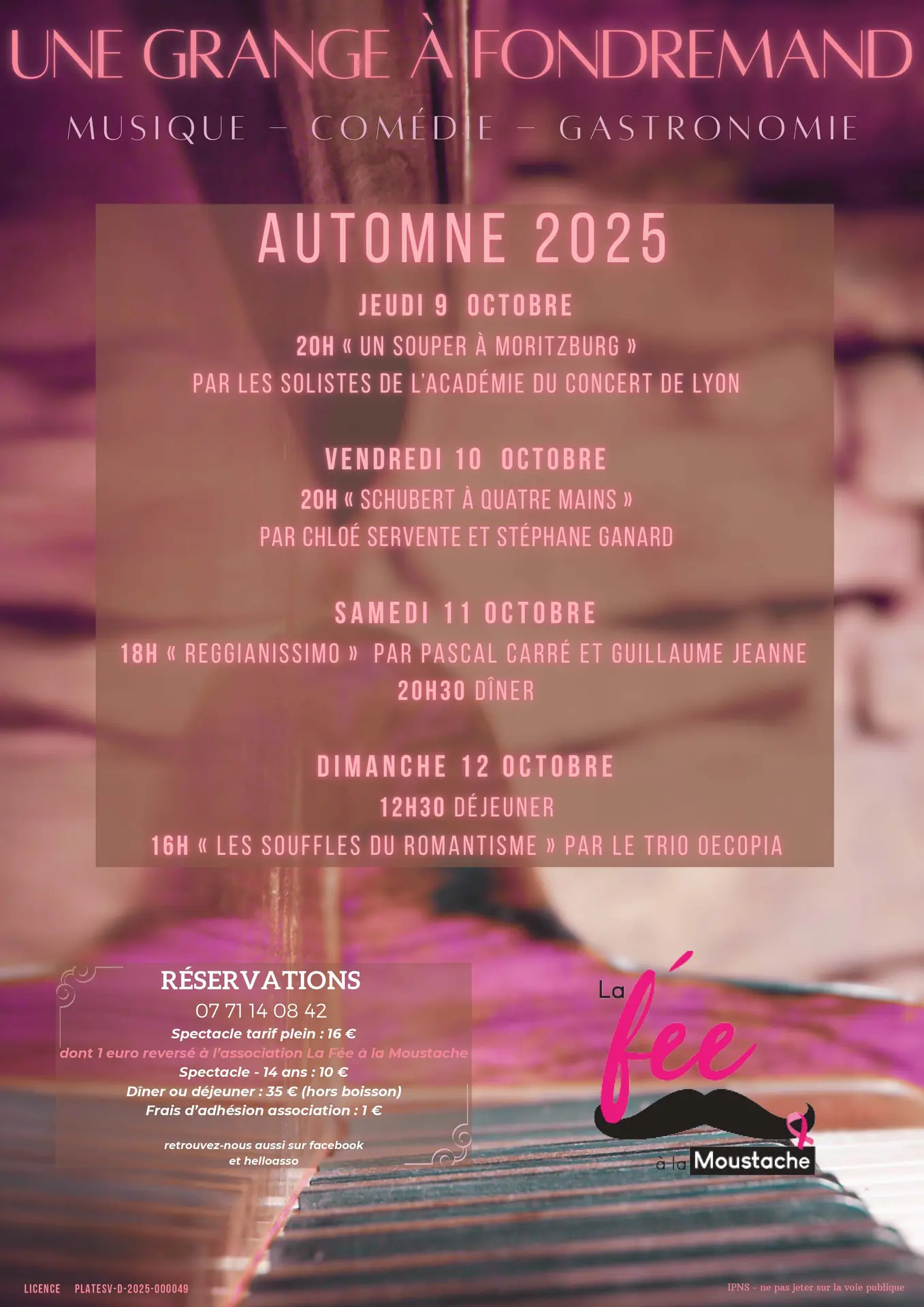 Affiche Grange Automne 2025