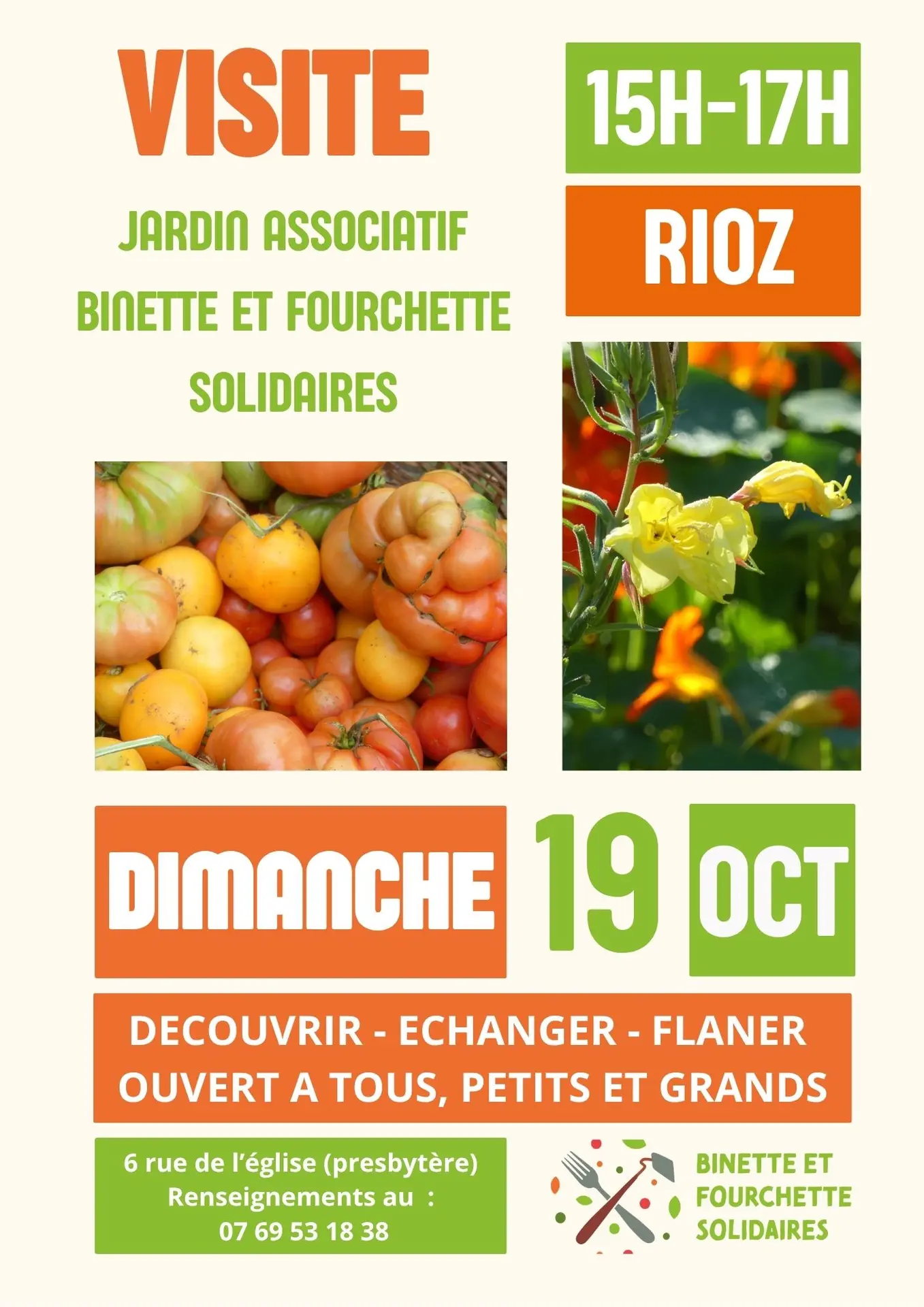 Affiche VISITE JARDIN 2 - 1
