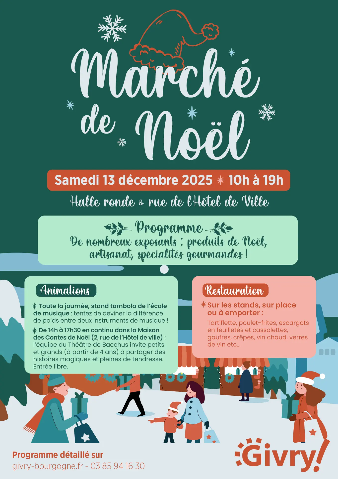 Affiche_A3_marché_noël_givry