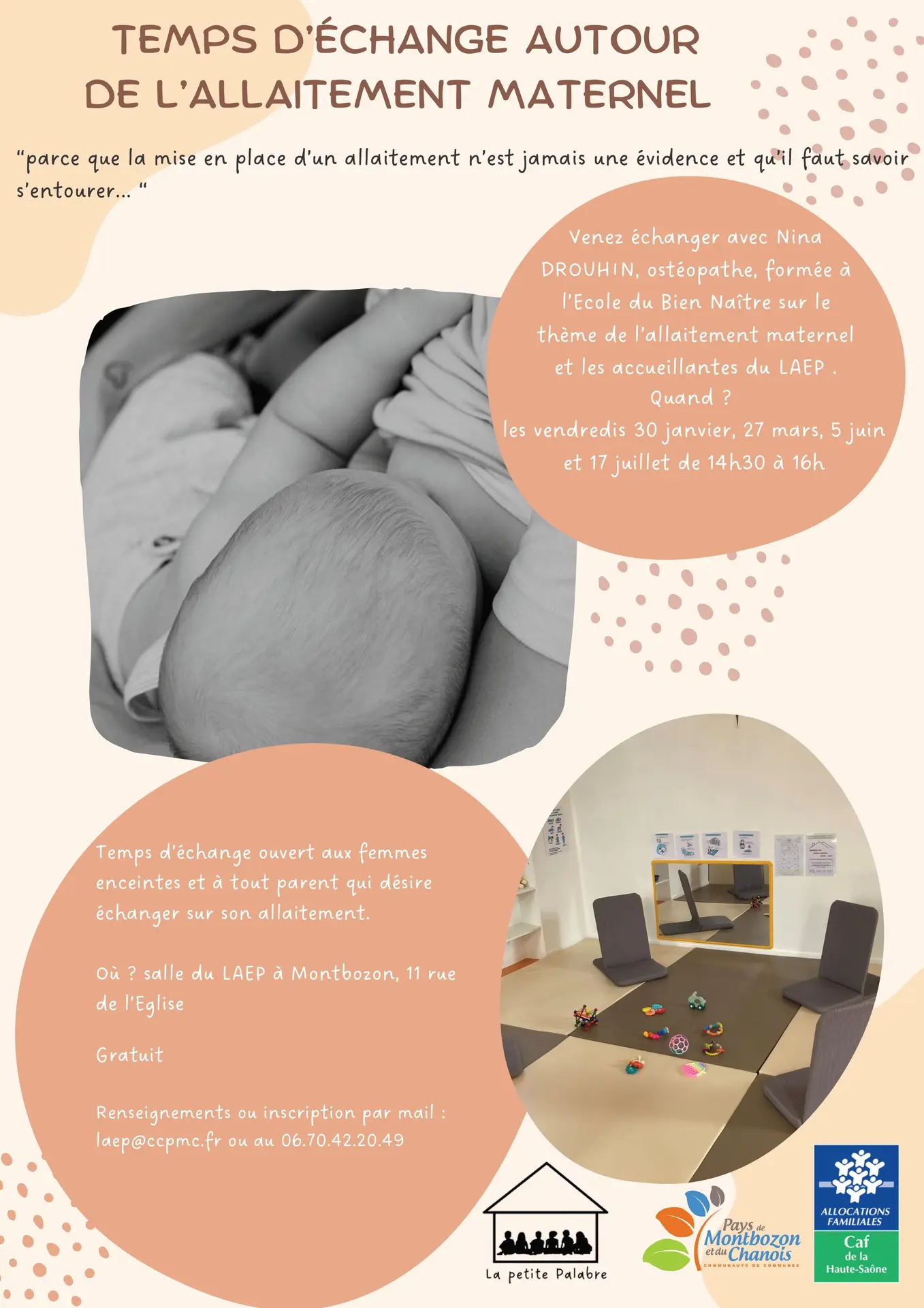 Groupe d’échanges autour de l’allaitement maternel