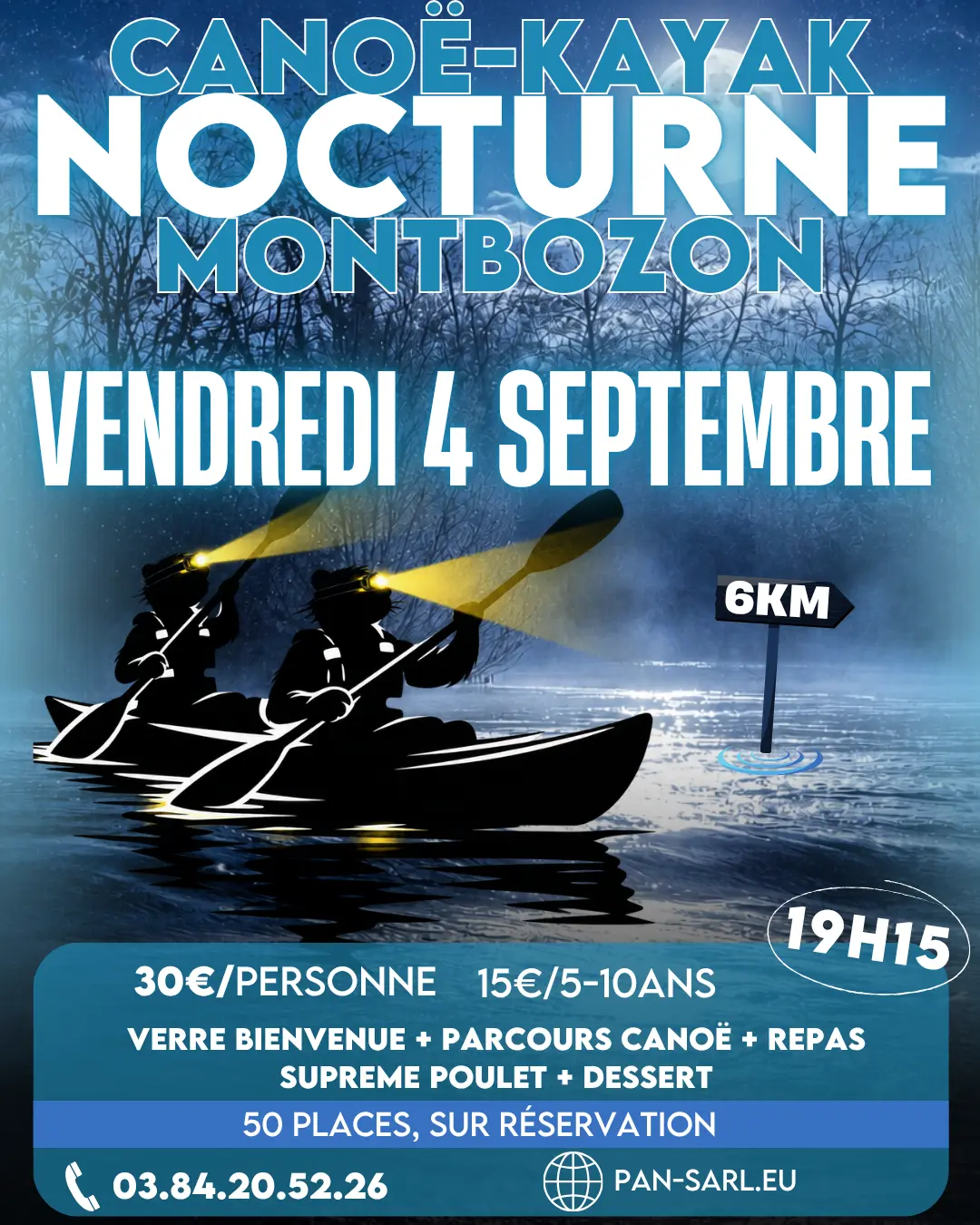 nocturne canoë 25 Juillet - nocturne canoë