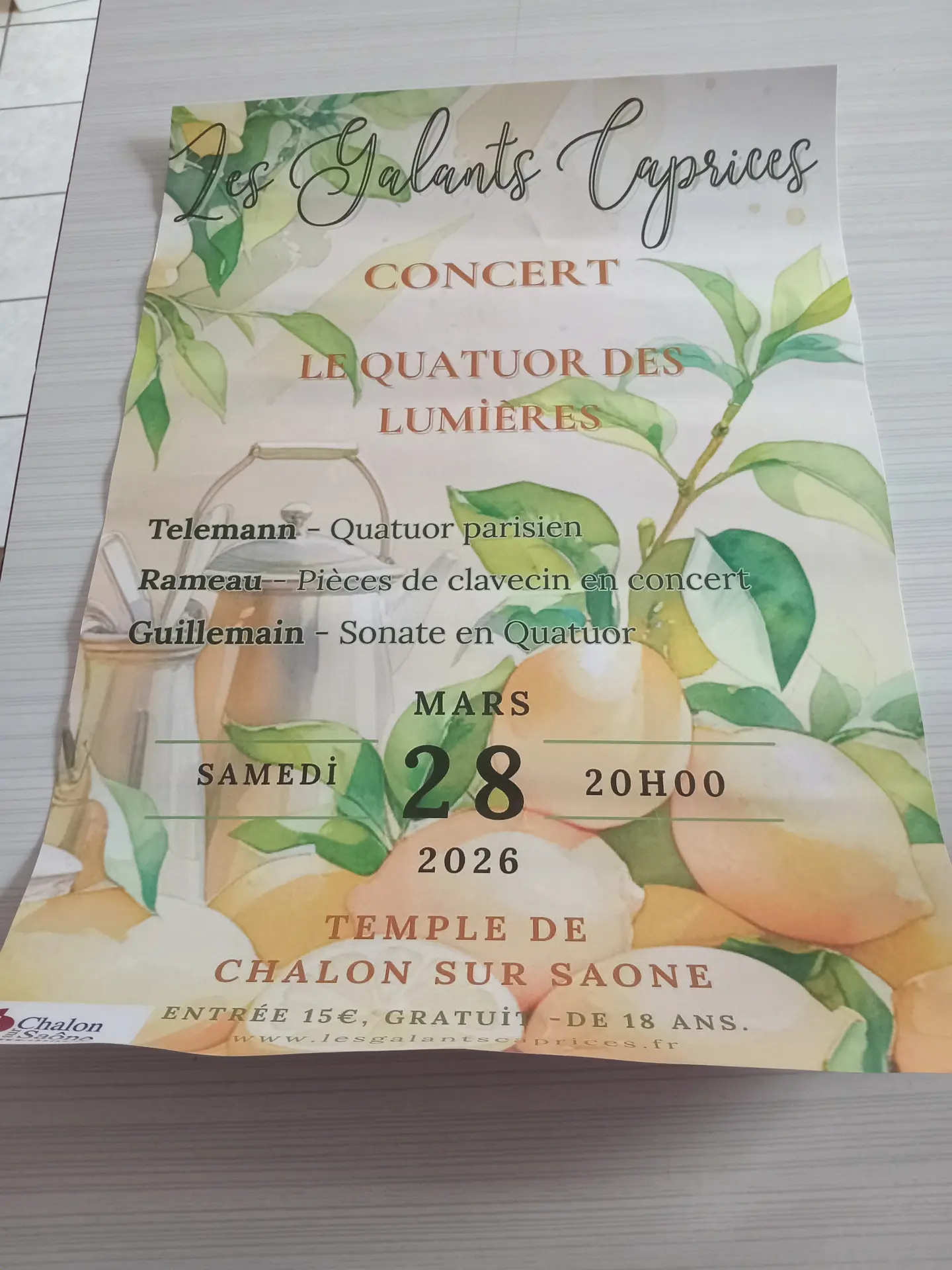 Concert les Galants Caprices