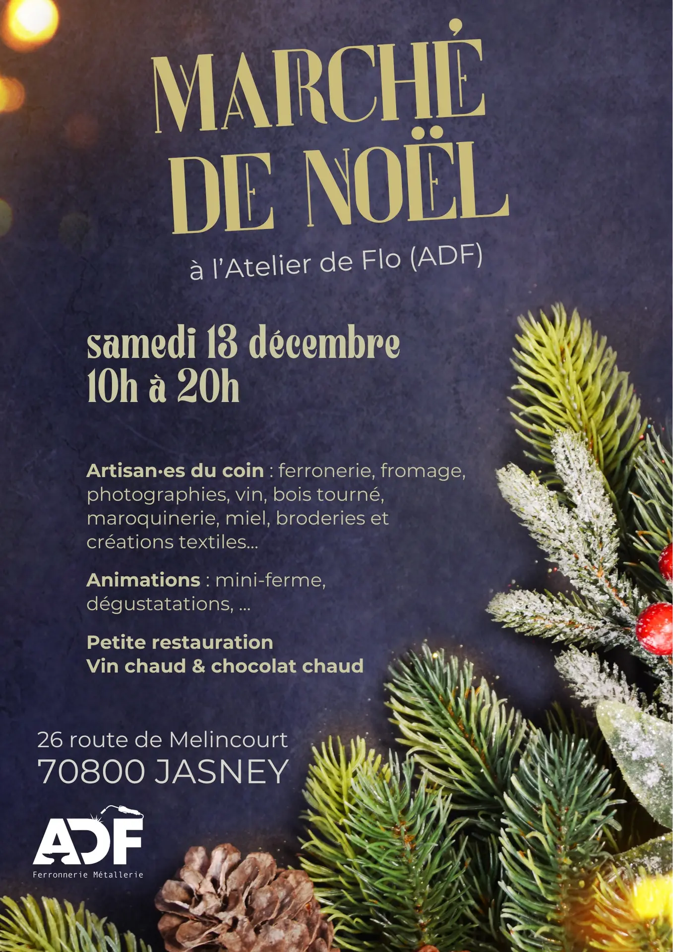 L'atelier de Flo fait son marché de Noël