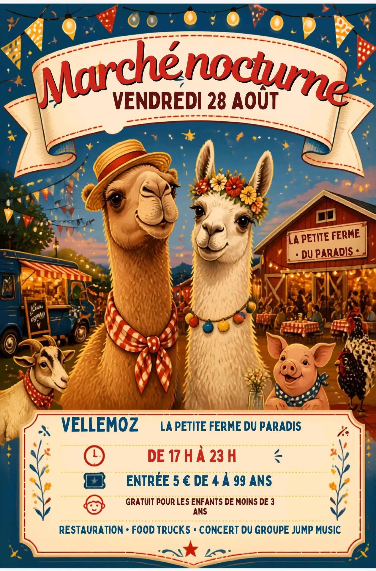 28 août vellemoz marché Ferme Paradis