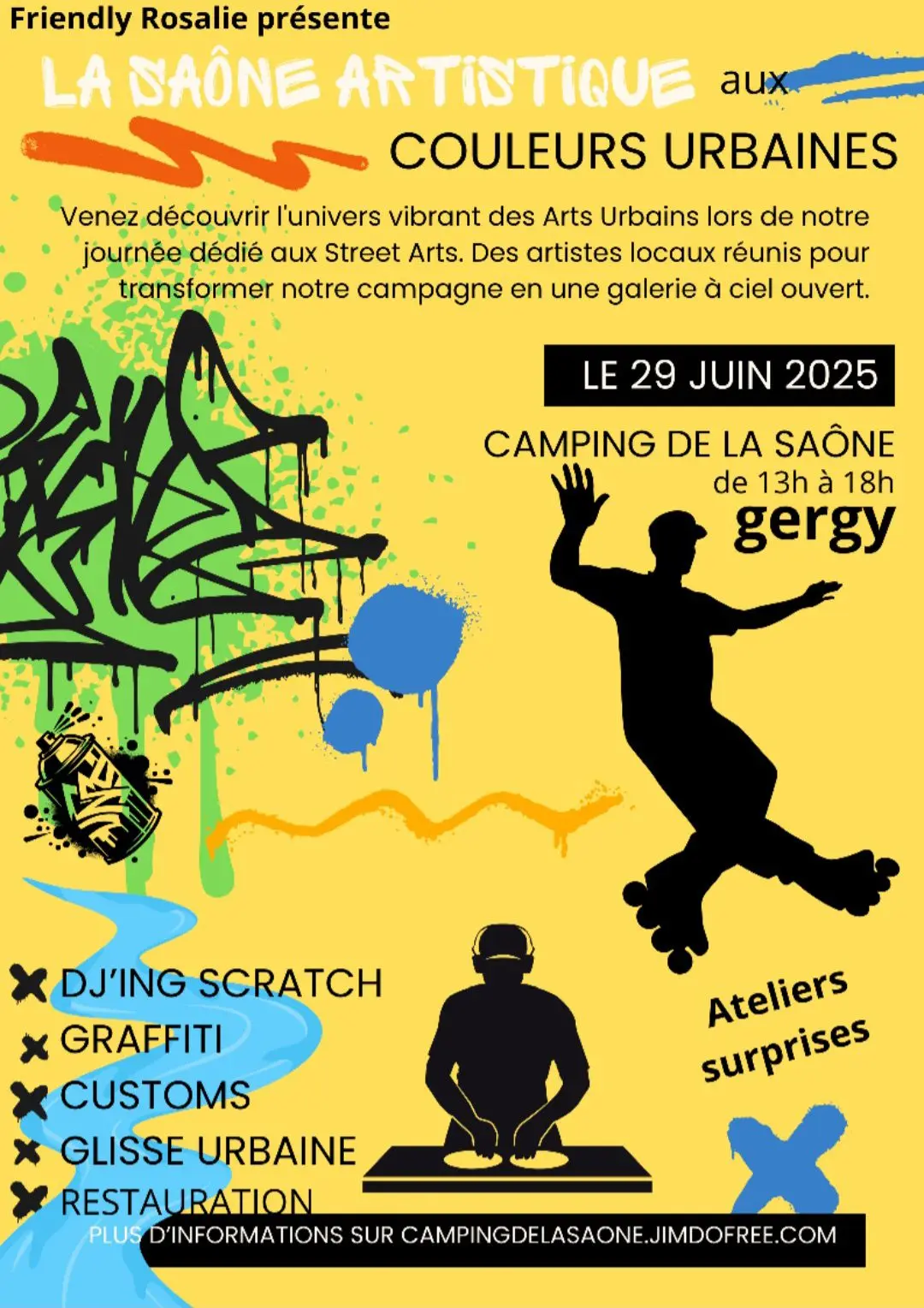 La Saône artistique aux couleurs urbaines