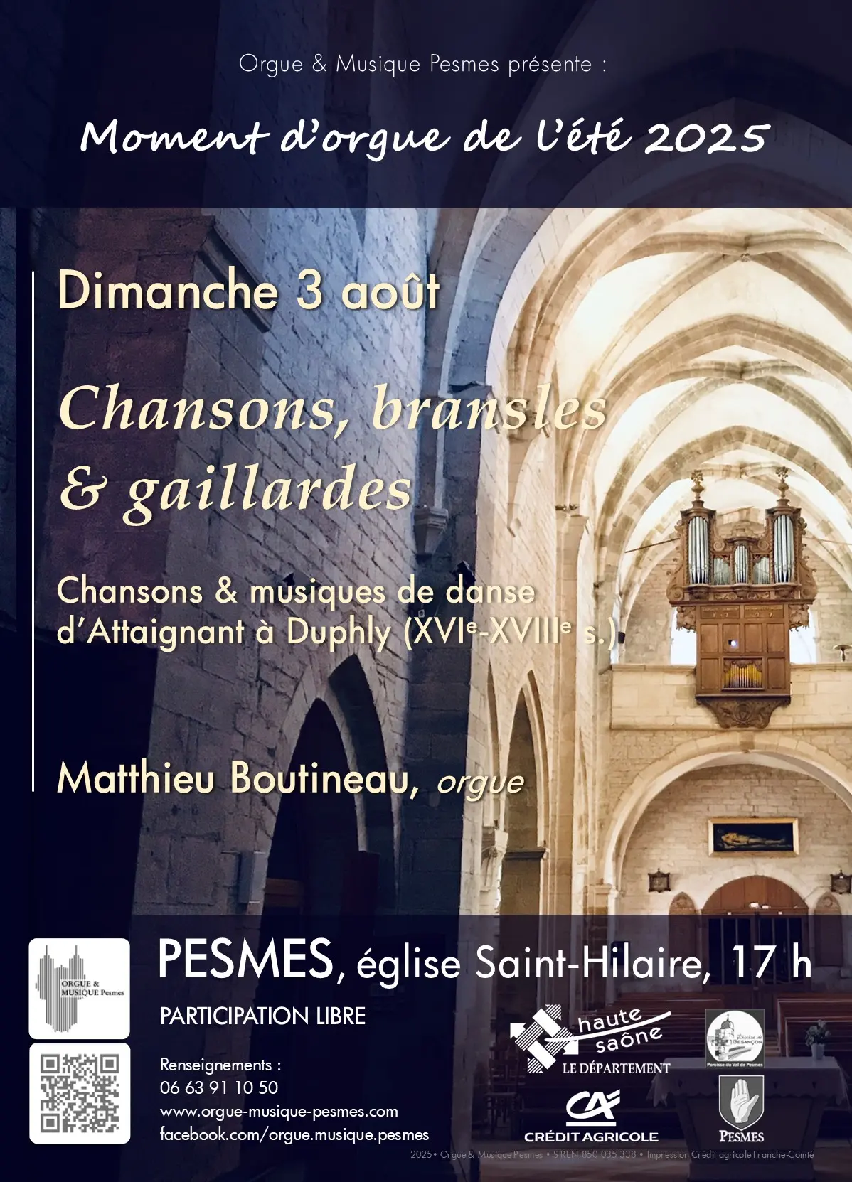 Moment d'orgue de l'été