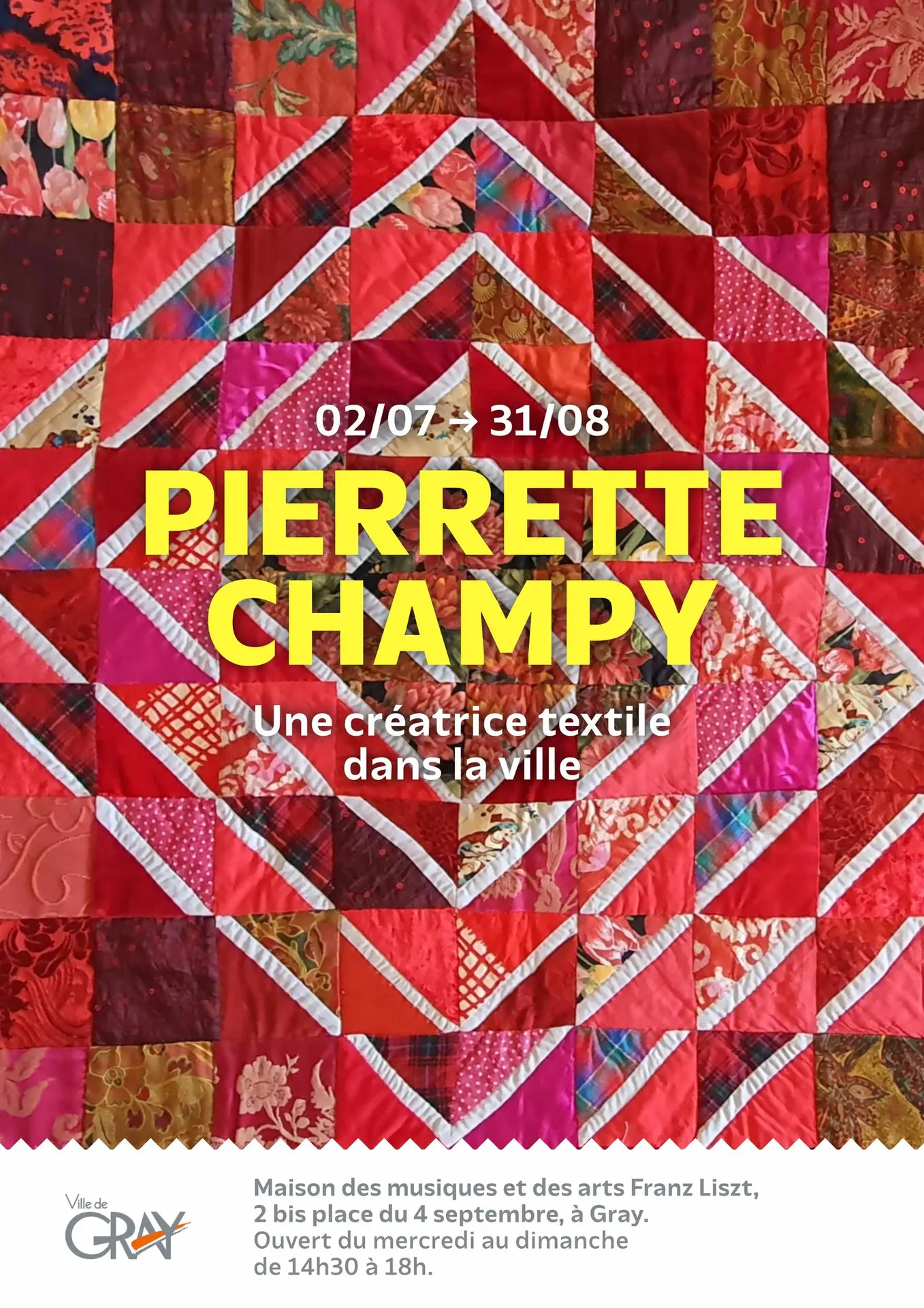Pierrette Champy un talent dans la ville