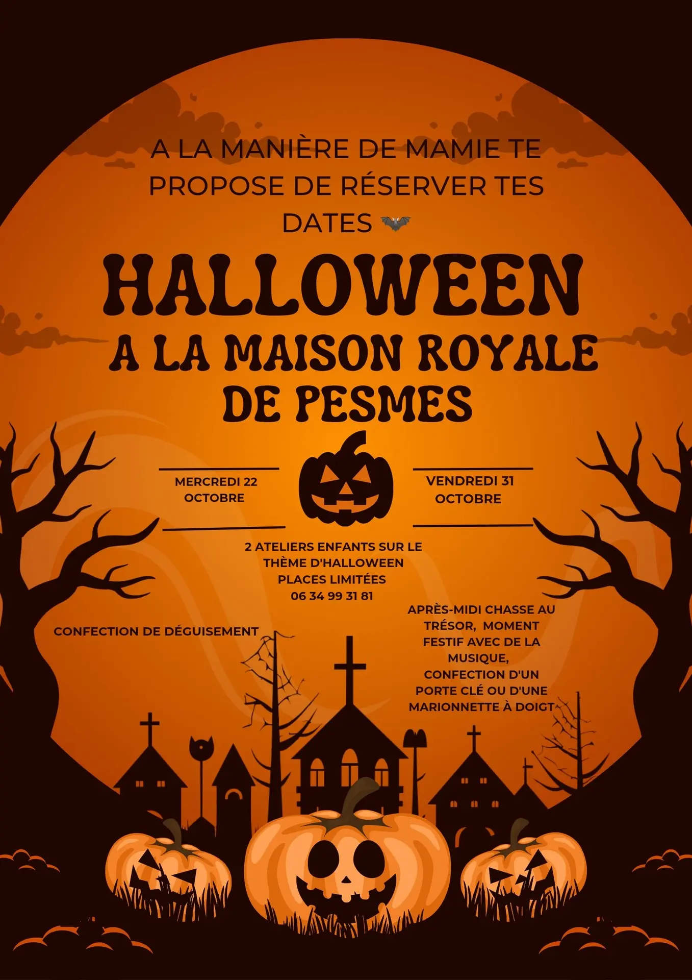 Halloween à la Maison Royale