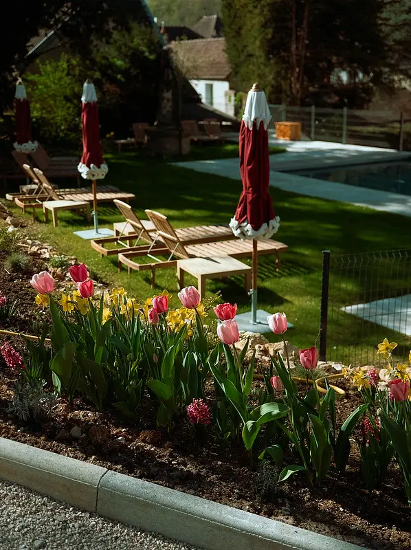 La piscine de l'hôtel