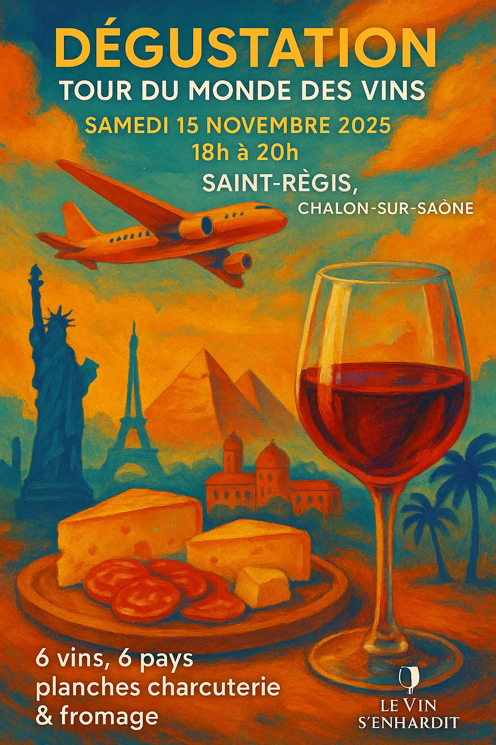 Dégustation tour du Monde des Vins