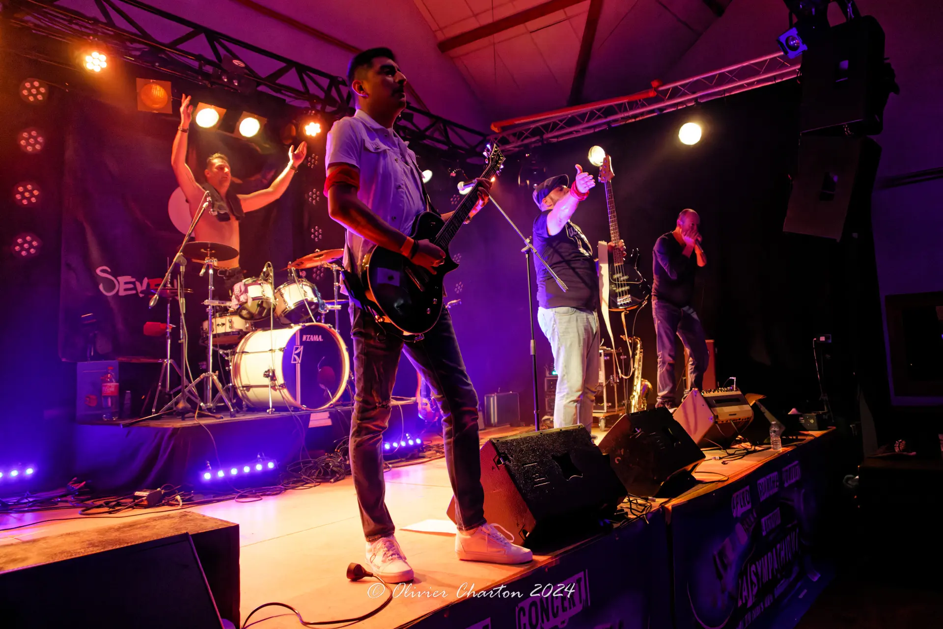 Les Seven Balls lors du tremplin