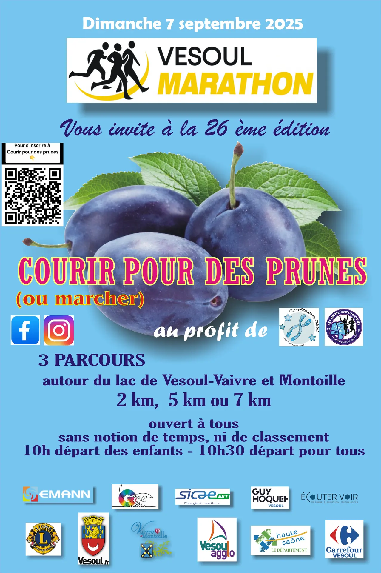 Courir pour des prunes