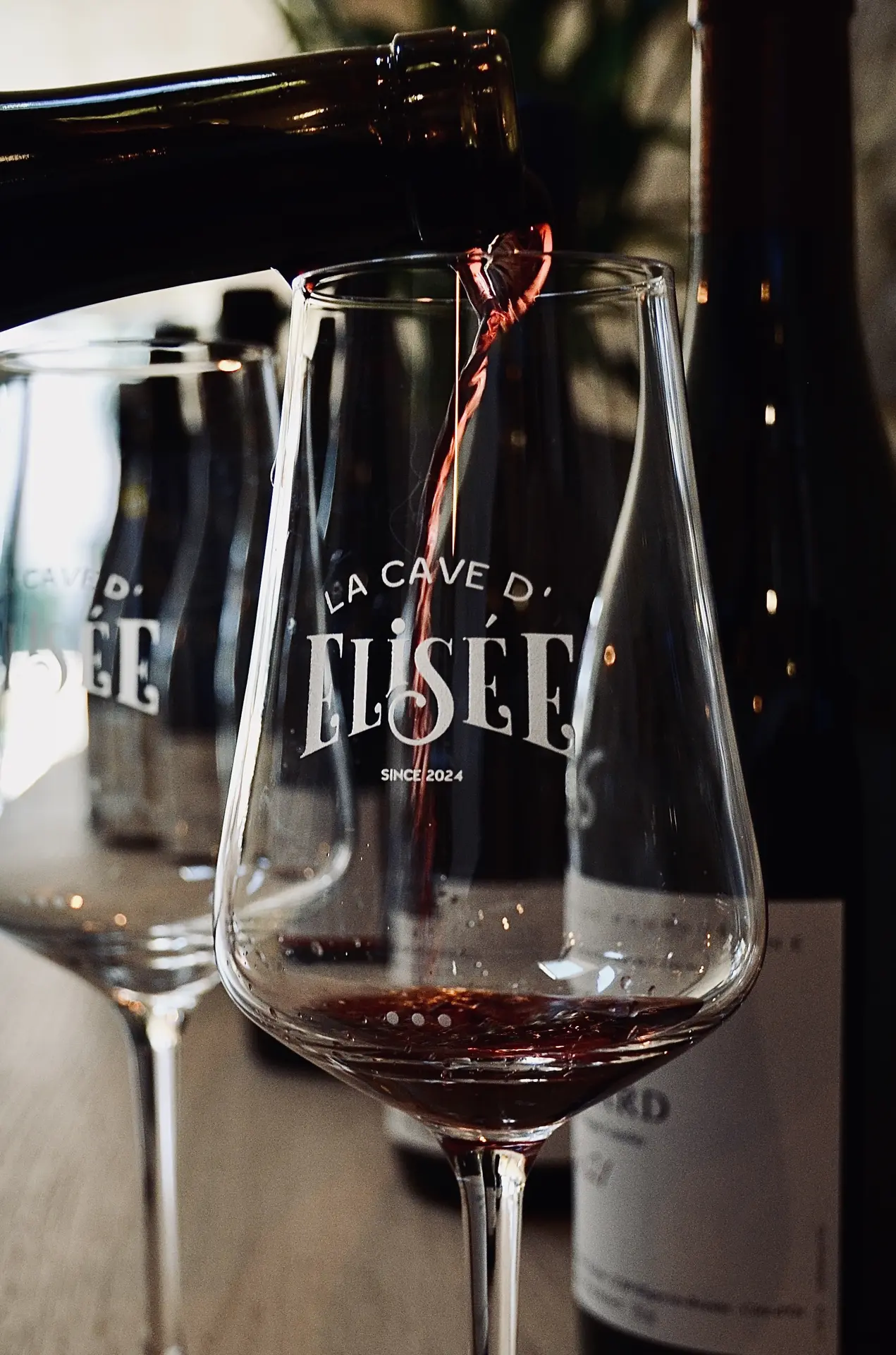 Cave d'Elisée - verres degustation 2