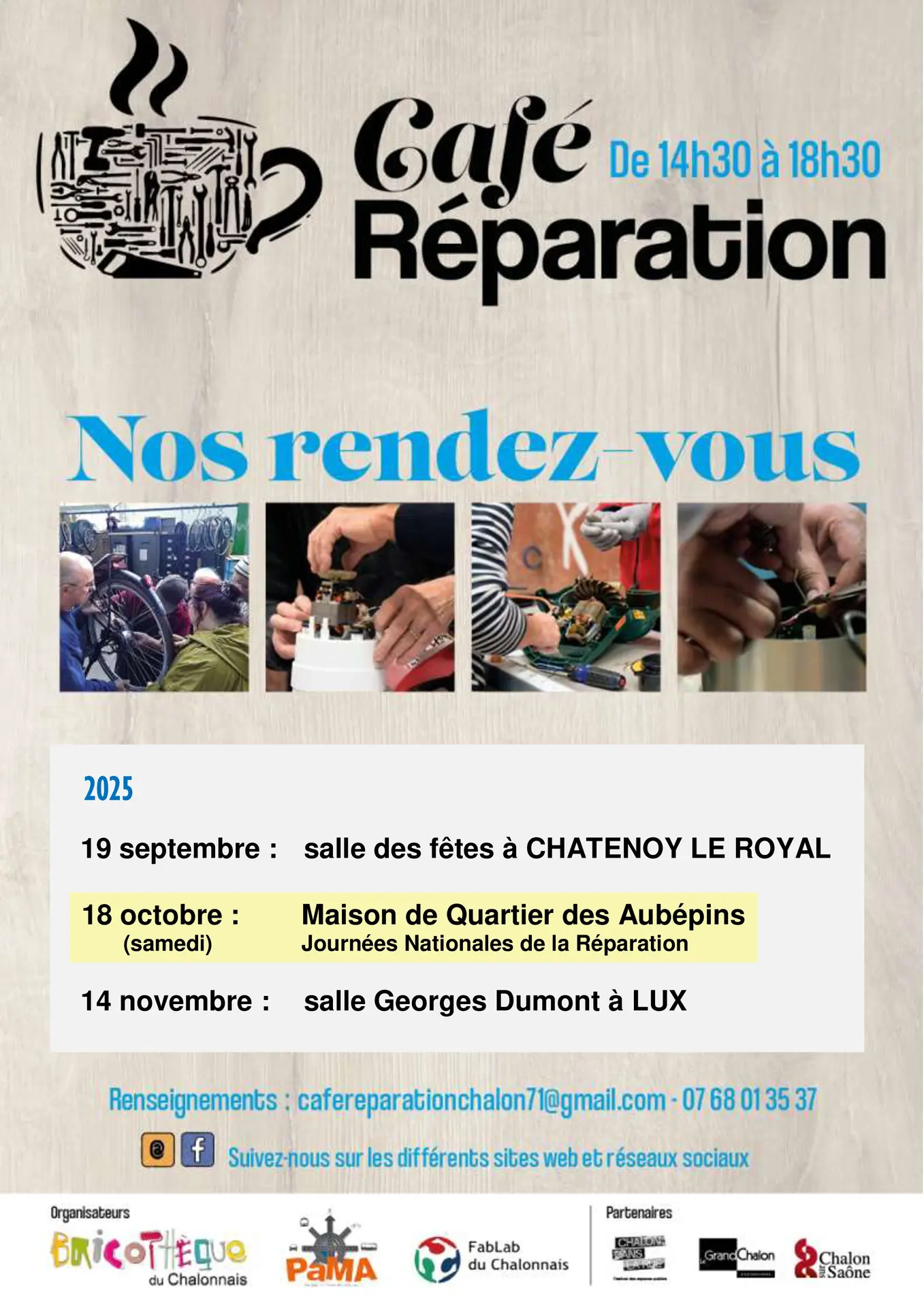 Café Réparation fin 2025
