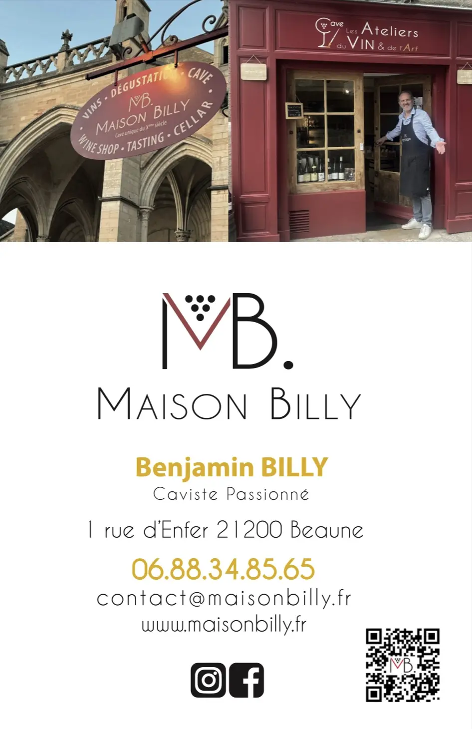 Carte de visite recto