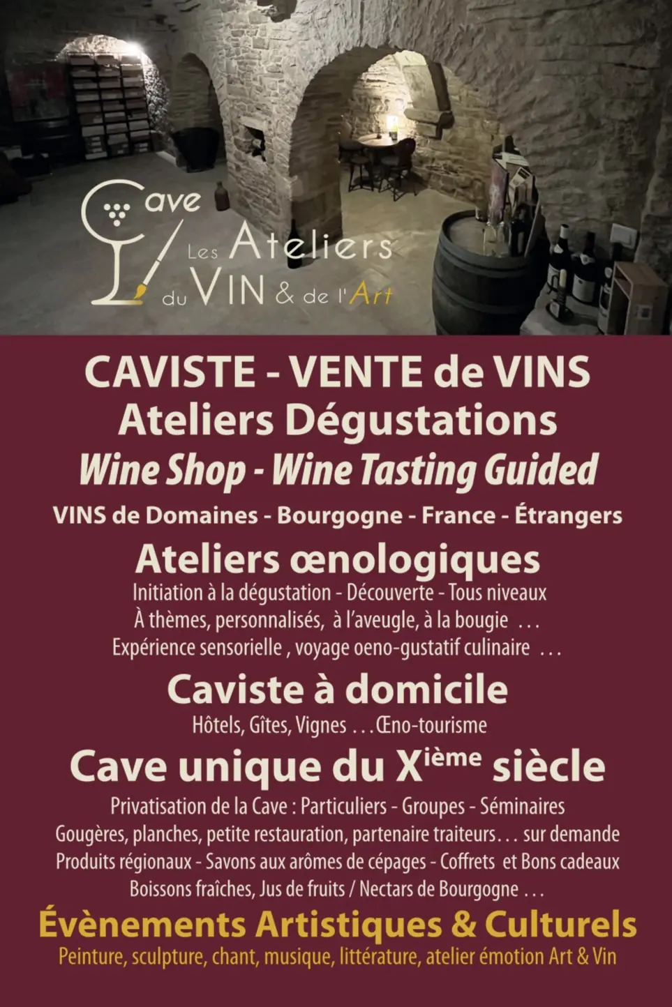 Carte de visite verso