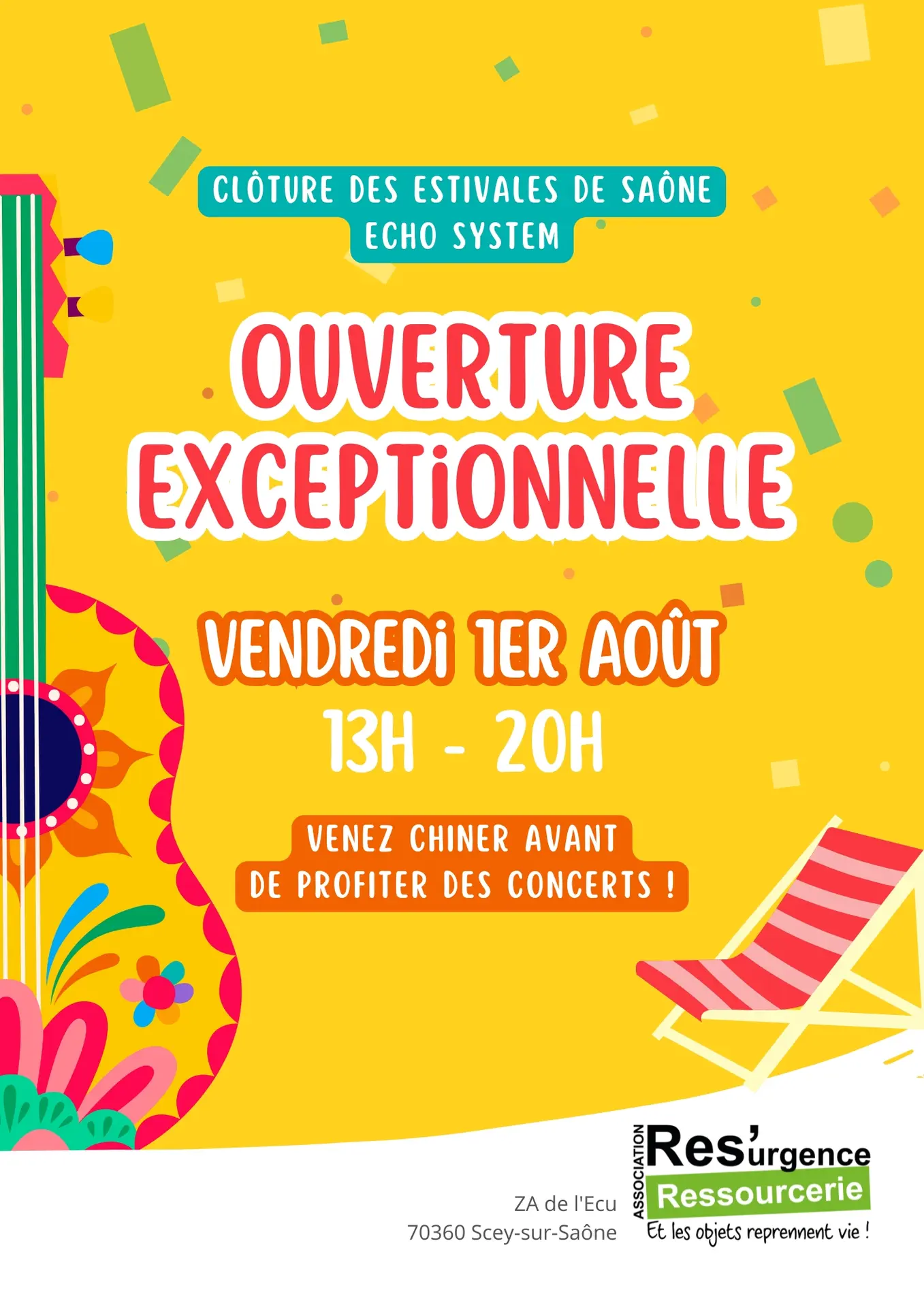 Affiche cloture des estivales