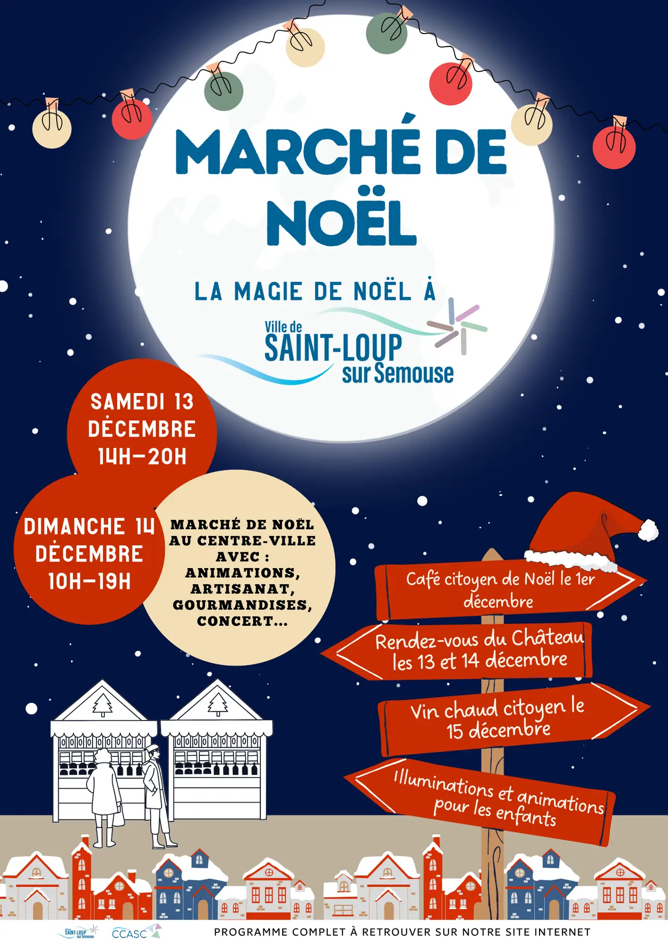 Affiche du Marché de Noël
