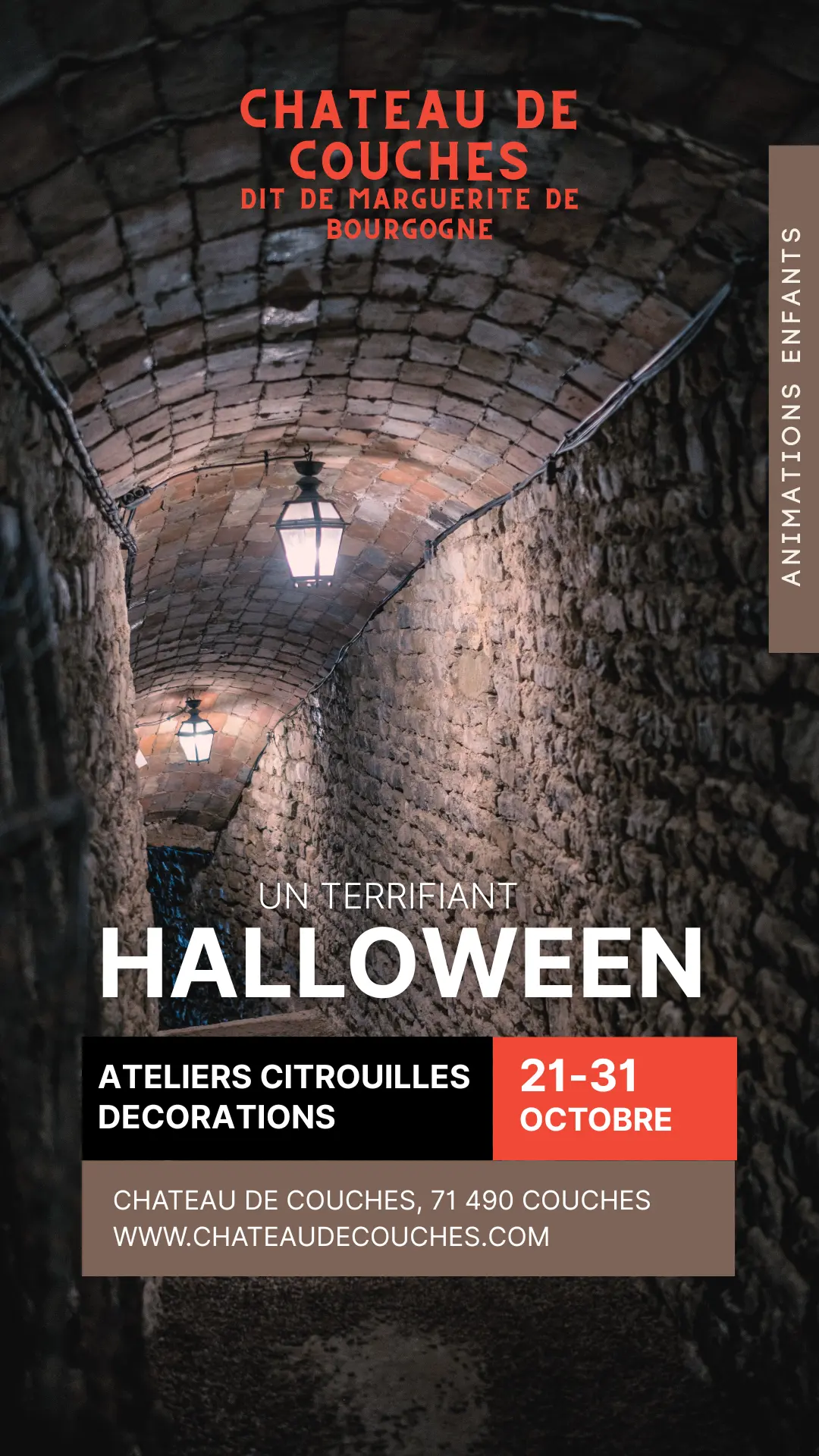 AFFICHE HALLOWEEN AU CHATEAU 2026