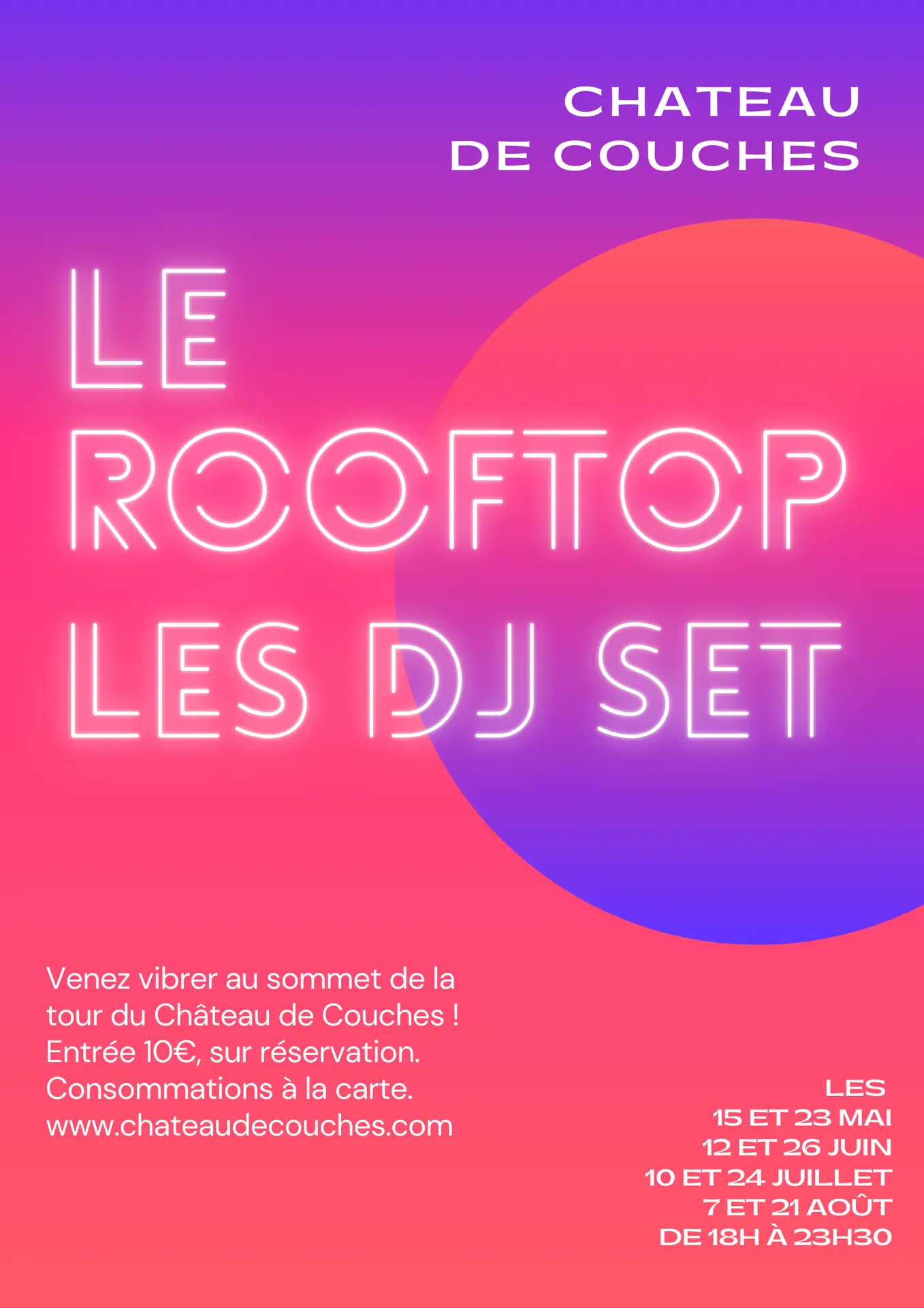 DJ Sets Rooftop Château de Couches