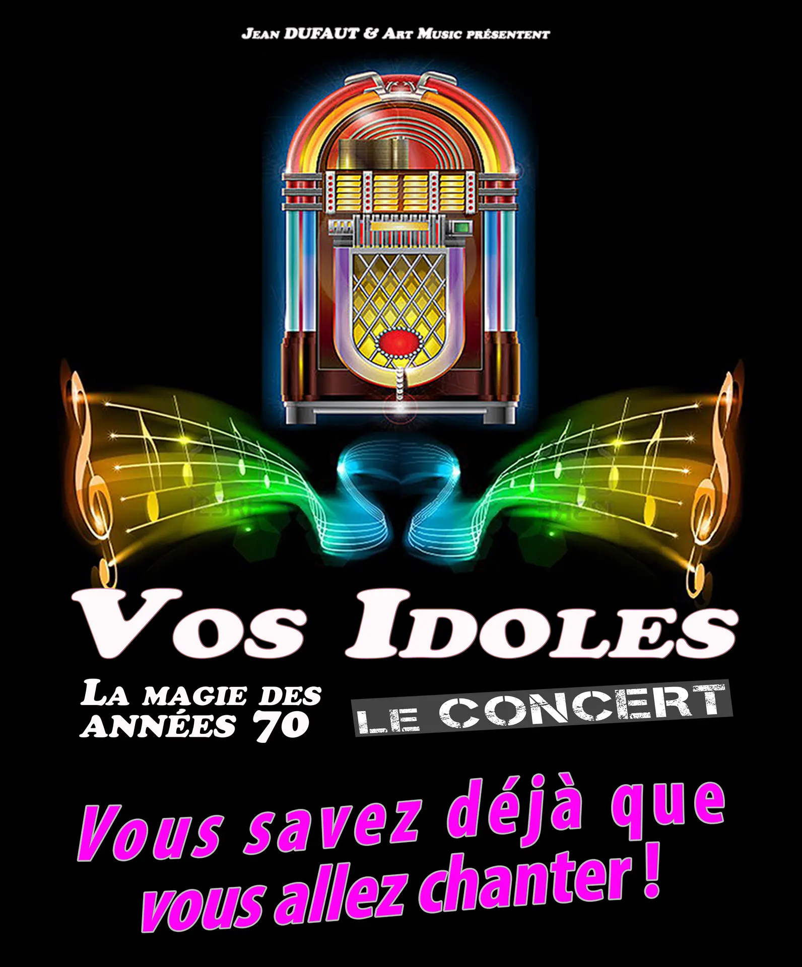 AFFICHE VOS IDOLES reseau