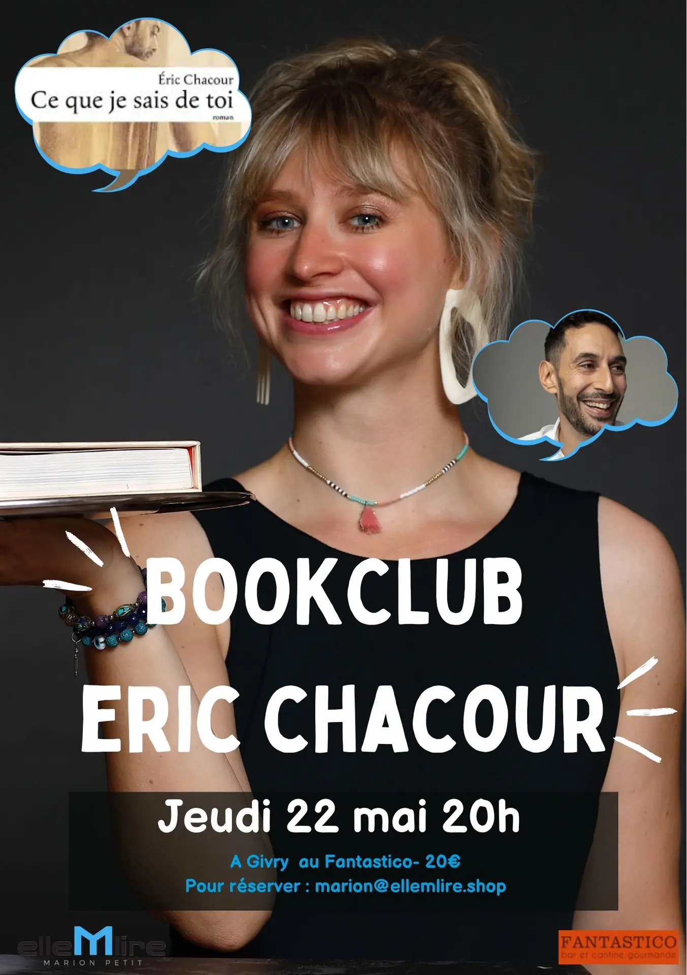 Affiches A5 Elle M lire - Affiche A5 Eric Chacour
