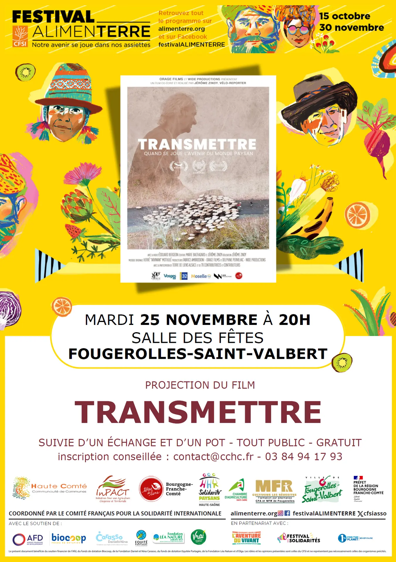 Projection film TRANSMETTRE / Festival Alimenterre 2025