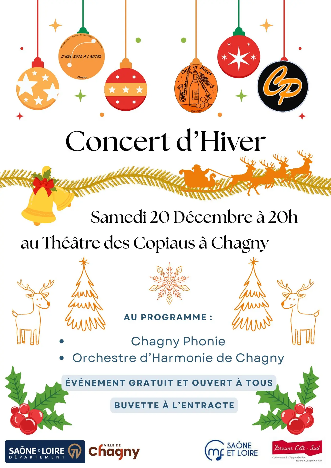 Affiche Concert Hiver - 1