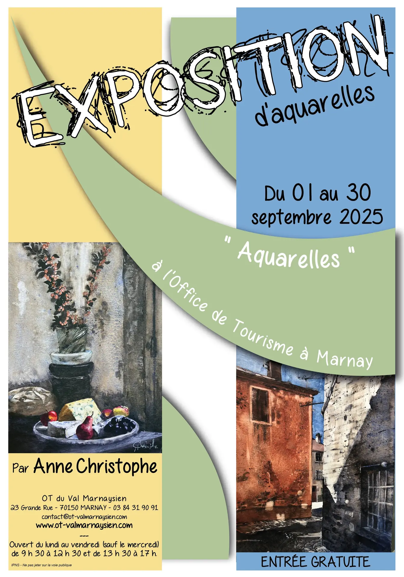 Affiche EXPO-Anne Christophe