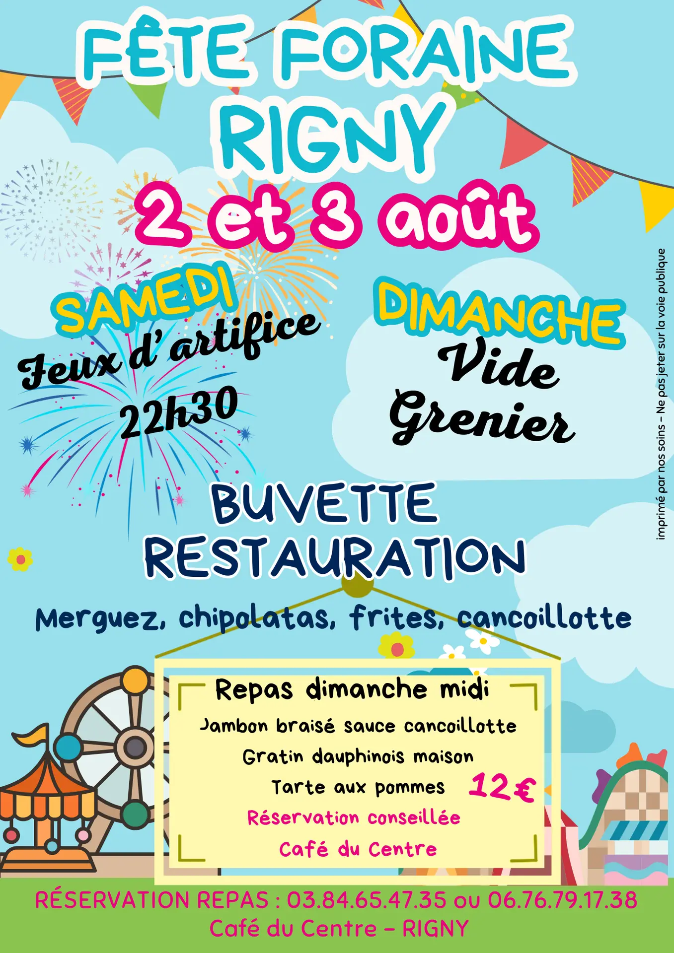 Affiche Fête rigny 2025