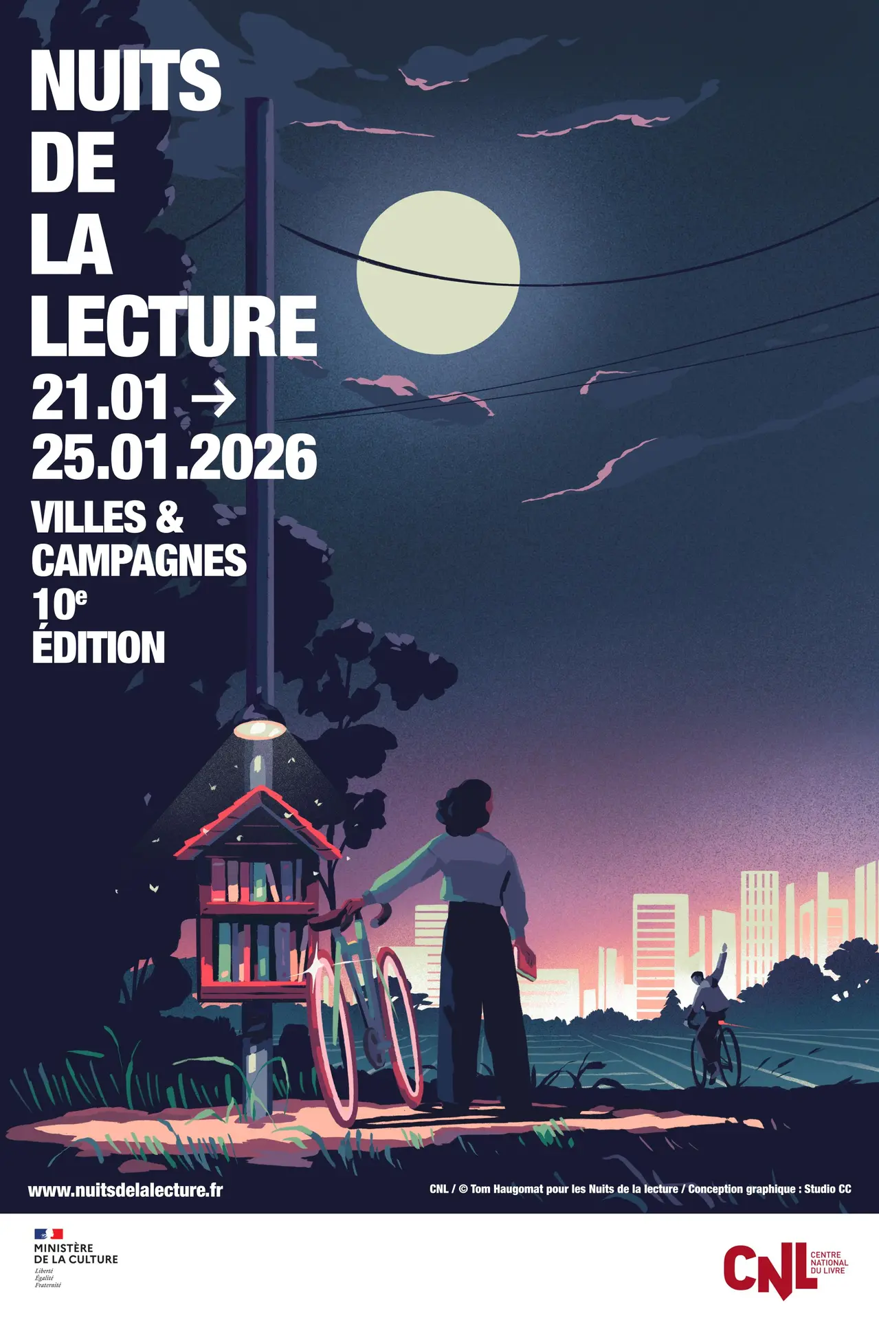Affiche Nuits de la lecture 2026