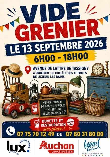 Vide grenier Luxeuil