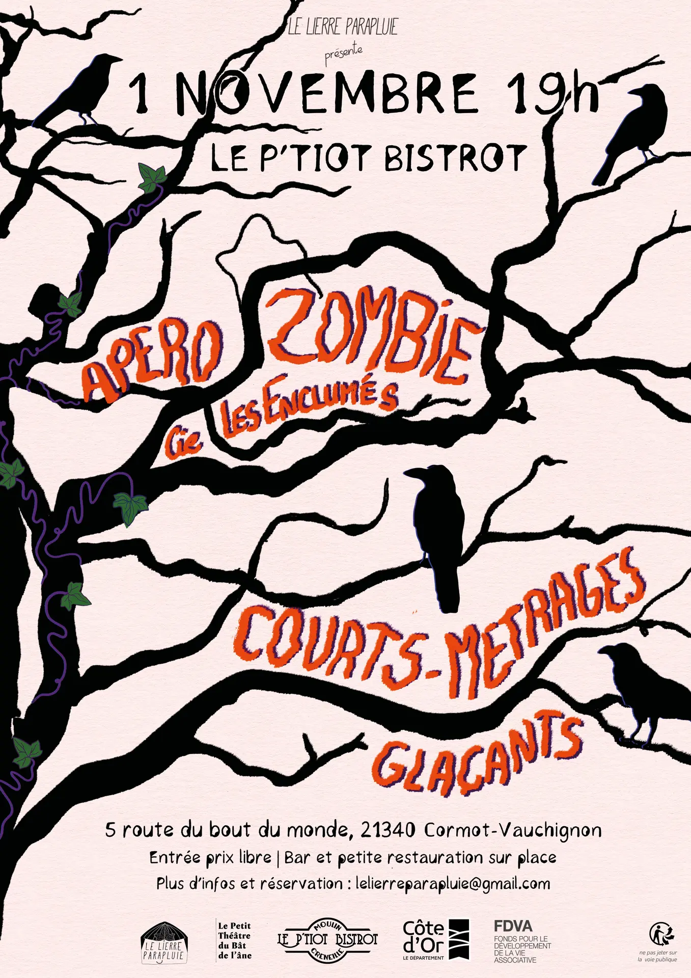 Affiche Veillée Halloween web