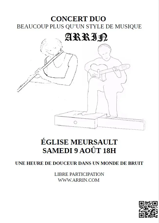 Affiche concert ARRIN Meursault