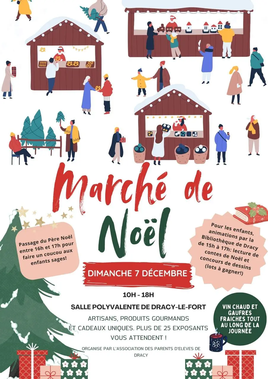Affiche Marche de Noël