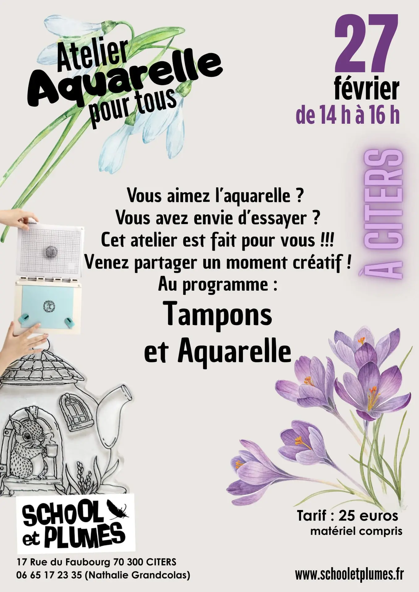 Atelier aquarelle