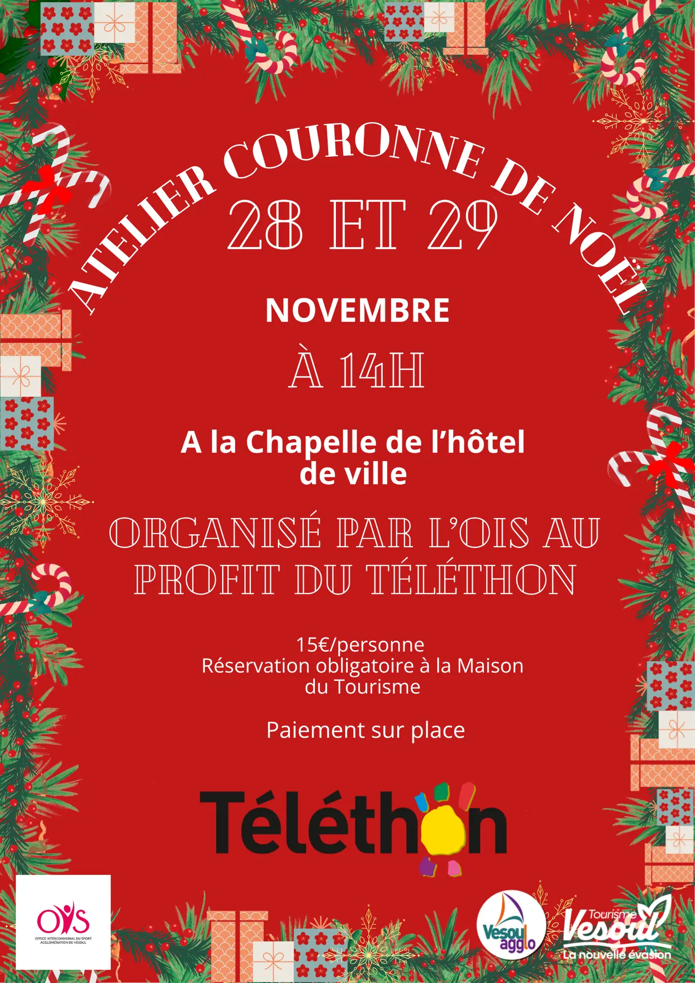 Atelier couronne de Noël - 1