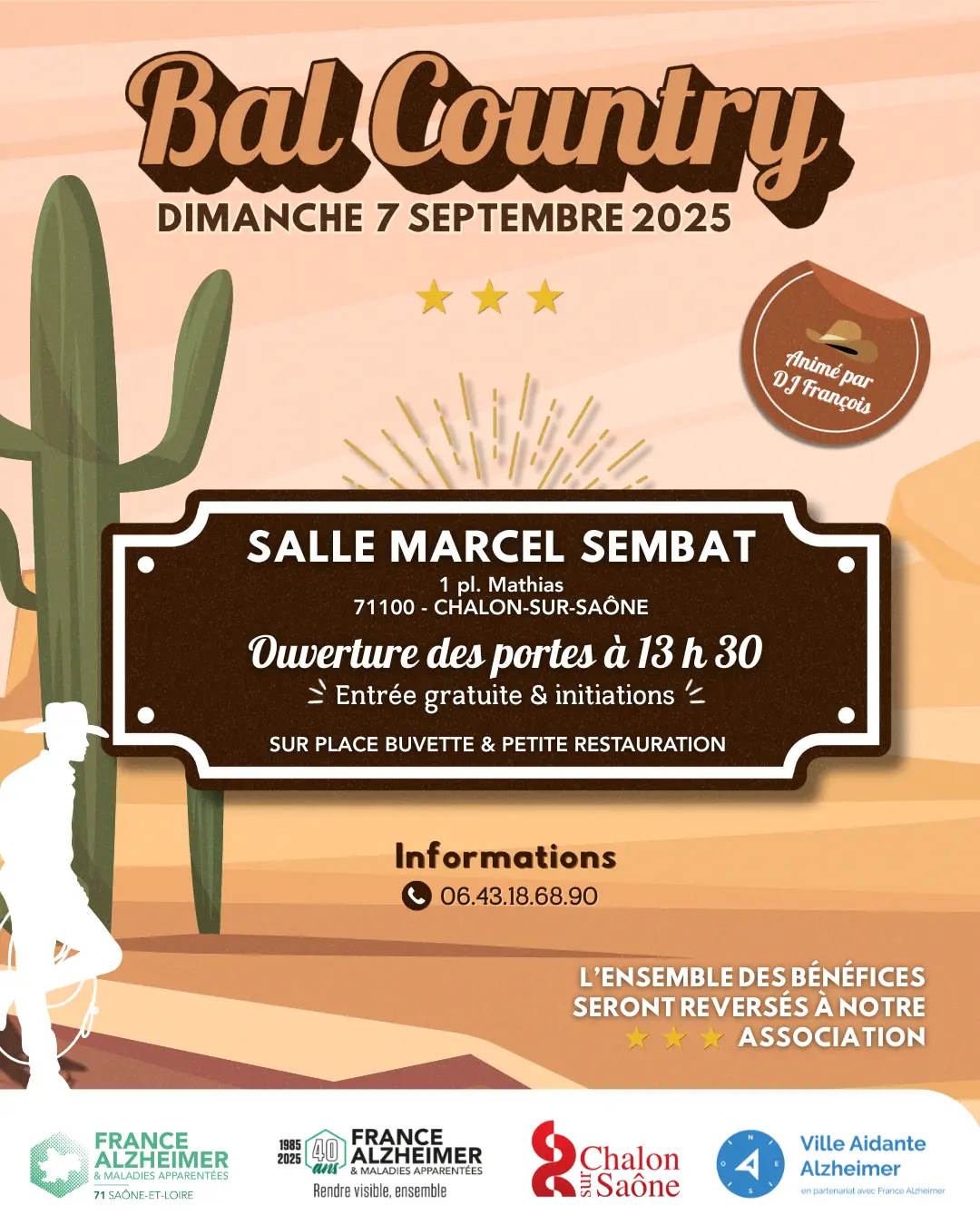 Bal Country | France Alzheimer Saône-et-Loire
