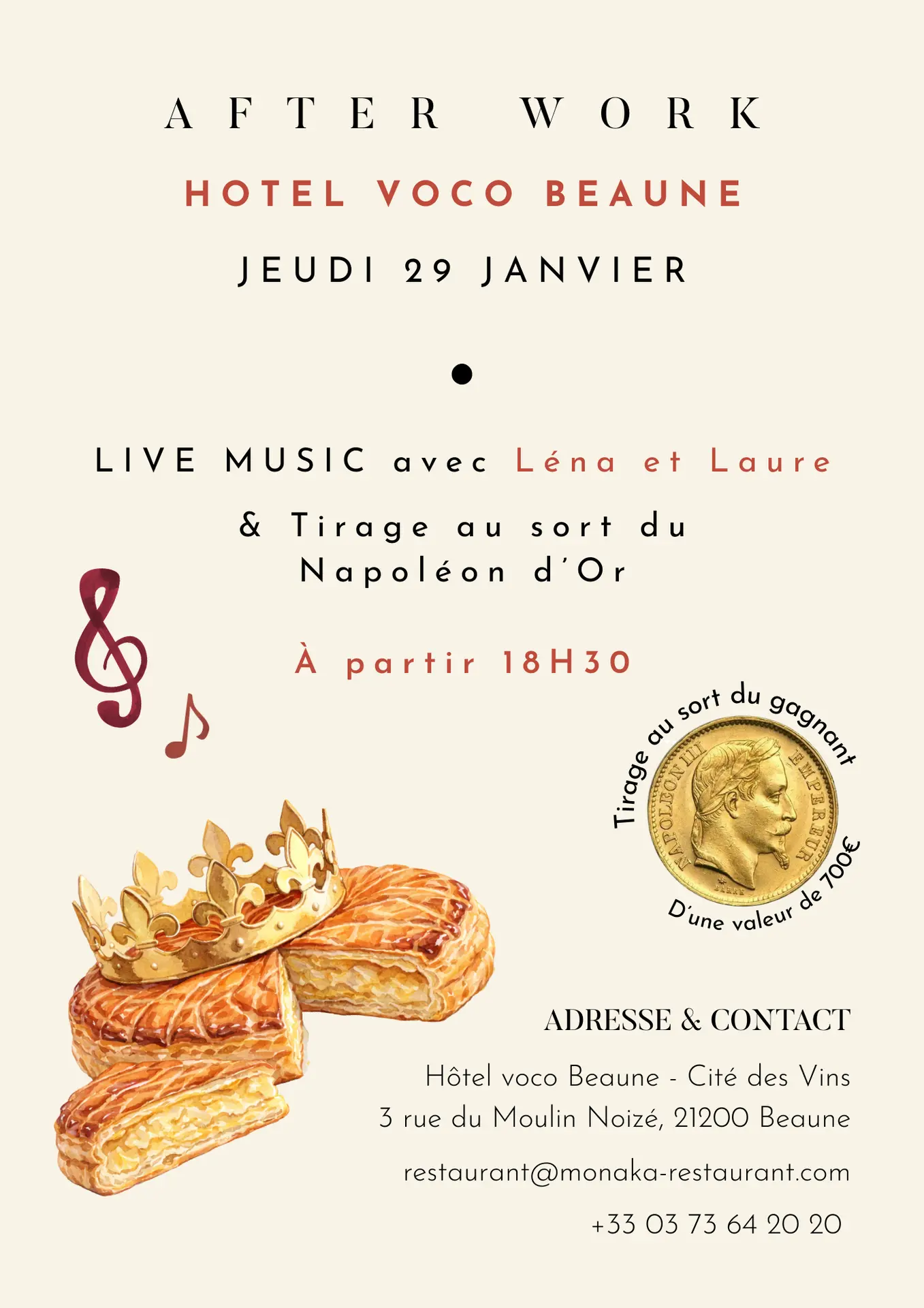 Afterwork Spécial Galette des Rois